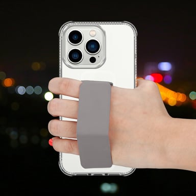 Coque pour Apple iPhone 13 PRO en GRIS Housse de protection Étui en silicone TPU flexible avec support et fonction stand