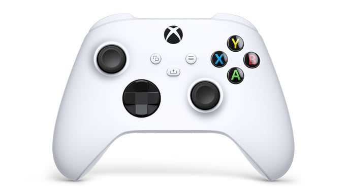 Microsoft Xbox Wireless Controller negro Mando inalámbrico Bluetooth para PC, Microsoft Xbox One, Microsoft Xbox One S - Blanco