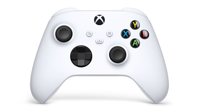 Microsoft Xbox Wireless Controller Manette de jeu sans fil Bluetooth noir pour PC, Microsoft Xbox One, Microsoft Xbox One S - Blanc