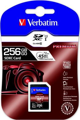 Carte mémoire flash VERBATIM Premium UHS Class 1 / Class10 SDXC UHS I - vue 4