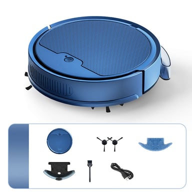 Aspirateur Robot Intelligent avec Grand Réservoir d'Eau et Contrôle APP NavyBlue