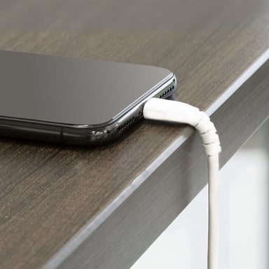StarTech.com Cable Resistente USB-A a Lightning de 1 m Blanco - Cable de Alimentación y Sincronización USB Tipo A a Lightning con Fibra de Aramida Rob