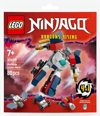 LEGO Ninjago Mini Ninja Combo Mech 30699 Gioco di Costruzione 80 Pezzi