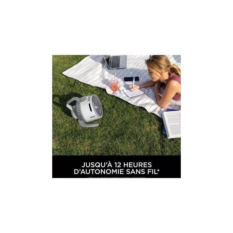 Shark Flexbreeze HydroGo - Ventilateur Brumisateur, Argent - Neuf