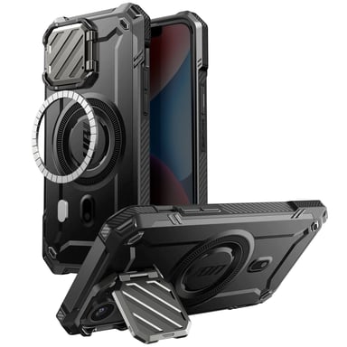 Supcase Funda MagSafe para iPhone 16e Antigolpes Cubierta Cámara Negro