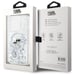 Custodia Karl Lagerfeld per iPhone 15 Pro Max 6,7'' Liquid Glitter custodia rigida trasparente Karl&Choupette Head Magsafe