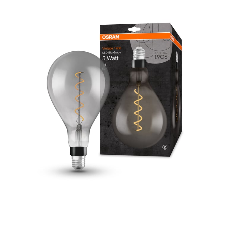 OSRAM Ampoule LED standard Ed.1906 filament slmoke E27 110 lm - vue 6