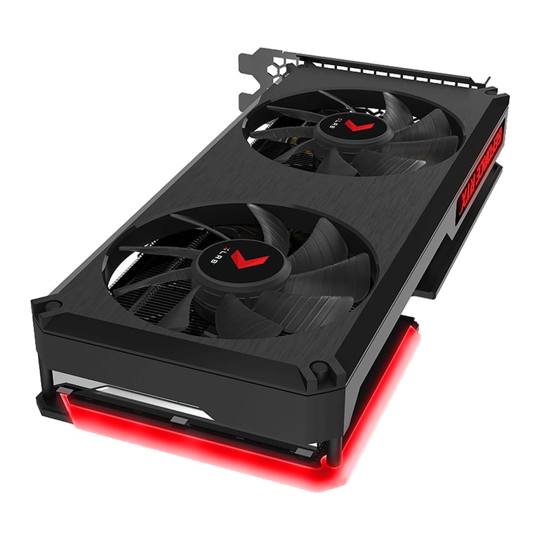 PNY GeForce RTX 3060 Ti REVEL EPIC X RGB Edition carte graphique GF RTX 3060 Ti 8 Go GDDR6 PCIe 4.0 x16 HDMI 3 x DisplayPort - vue 2