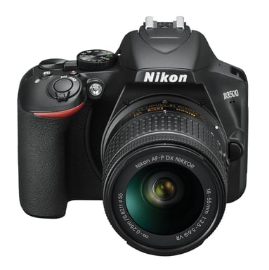 Nikon D3500 + AF-P DX 18-55 mm f/3.5-5.G VR + AF-P DX 70-300 mm f/4.5-6.3G Ed VR Kit fotocamera SLR 24,2 MP CMOS 6000 x 4000 pixel Nero