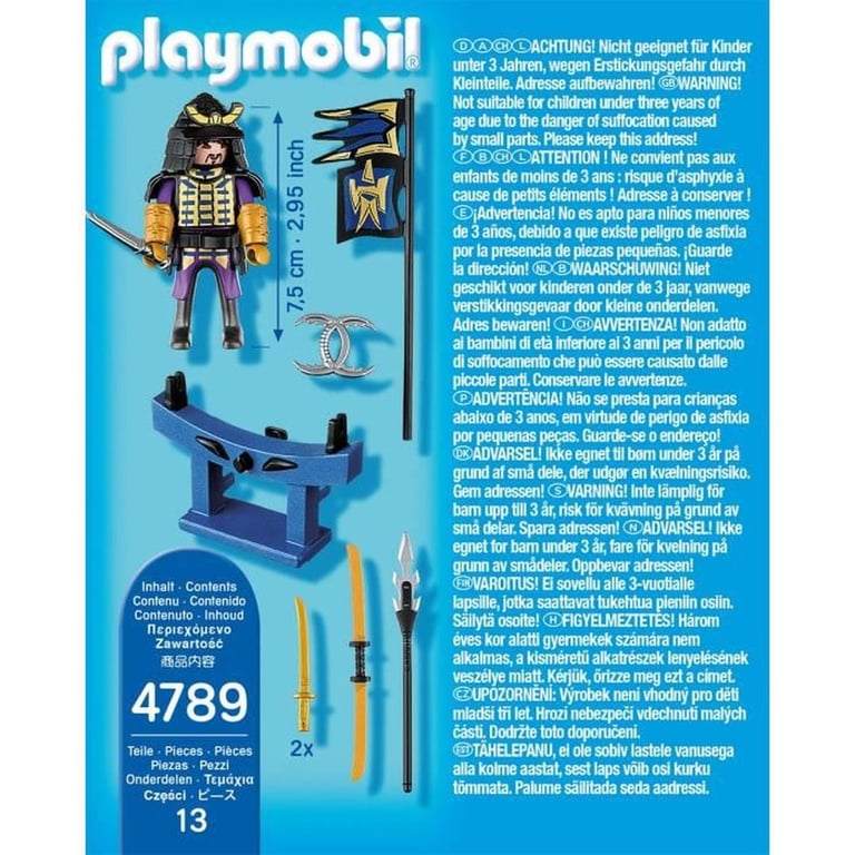 4789 Playmobil Special Plus Samouraï Avec Katana Et Arsenal - vue 3