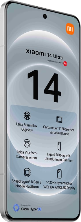 Xiaomi 14 Ultra (5G) 512 Go, Blanc, Débloqué - Bon état