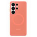 Coque en silicone Magnet Rouge corail pour Samsung Galaxy S26 Ultra
