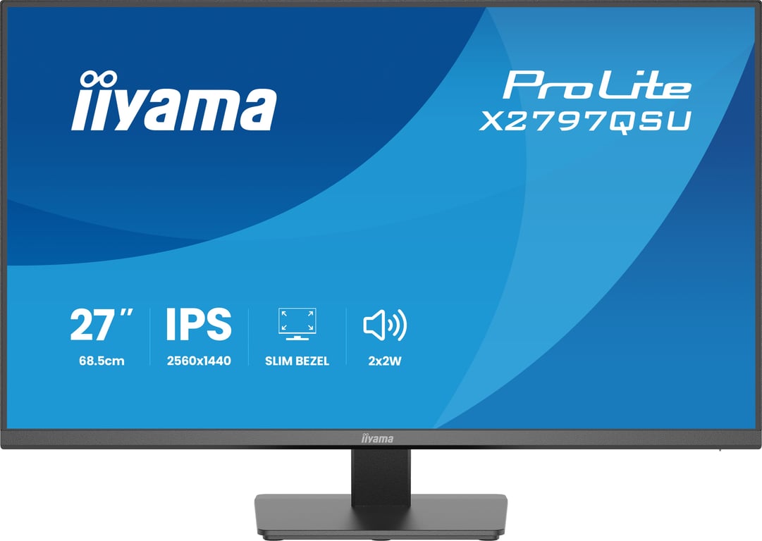 Ecran PC iiyama ProLite X2797QSU B1 27 2560 x 1440 Quad HD LED - vue 6