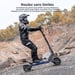Patinete Eléctrico Ausom DT2 Pro, Motores 21100W, Batería de 52V 23.4Ah, Neumáticos de 10.3”, Velocidad Máxima de 68 km/h, Autonomía Máxima de 115 km, Frenos de Disco Hidráulicos Delanteros y Traseros, Suspensión de Brazos Oscilantes.