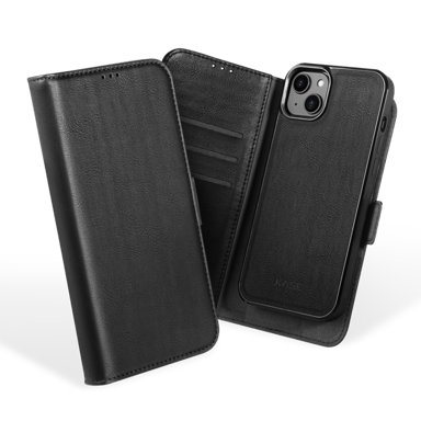 Etui & Coque robuste magnétique 2-en-1 pour Apple iPhone 14 Plus, Noir Onyx