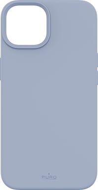 Coque Apple iPhone 14 Plus Silicone Icon Compatible MagSafe Bleue Puro