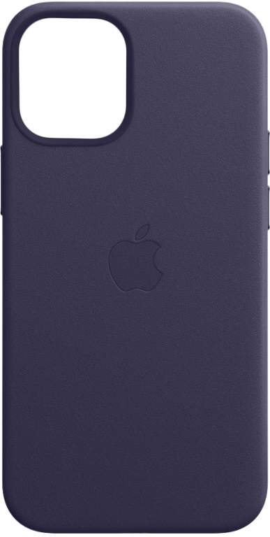 Coque en cuir avec MagSafe pour iPhone 12 mini Violet profond