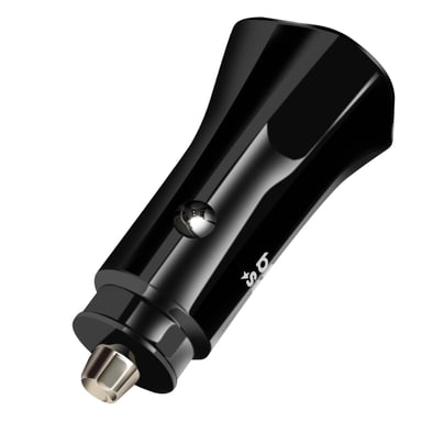 Blue Star Cargador coche para USB-C 20W Power Delivery + Cable USB-C Negro