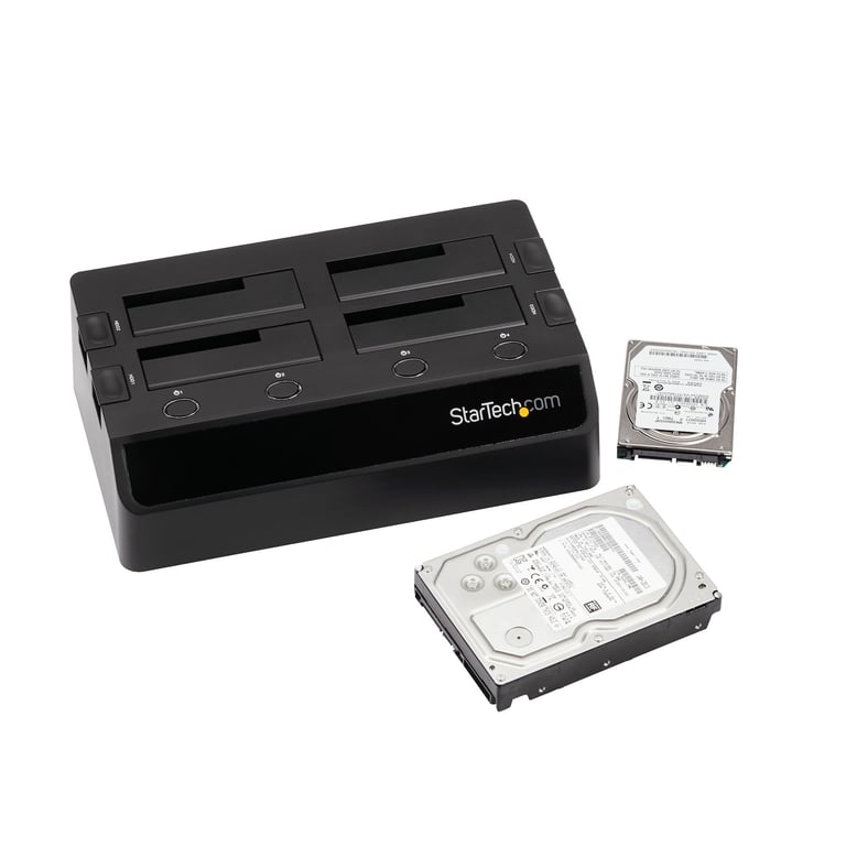 StarTech.com Station d'accueil USB 3.0 pour 4 disques durs SATA III 2,5