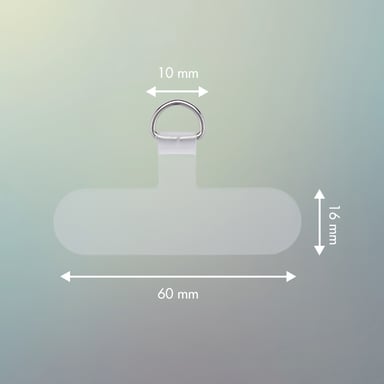 imoshion Pad pour cordon de téléphone - Pack de 2 - Argent