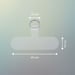 imoshion Pad pour cordon de téléphone - Pack de 2 - Argent