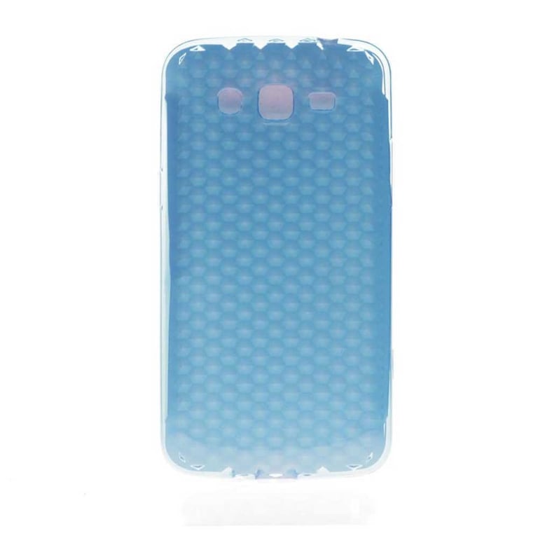 Coque silicone unie compatible Givré Bleu Turquoise Samsung Galaxy Grand 2