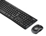 Logitech Wireless Combo MK270 clavier Souris incluse USB AZERTY Français Noir