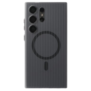 Accezz Coque arrière Lite avec MagSafe | Fluted | pour Samsung Galaxy S24 Ultra - Matte Black