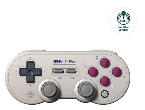 8BitDo SN30 Pro Gamepad Hall Effect Clásico