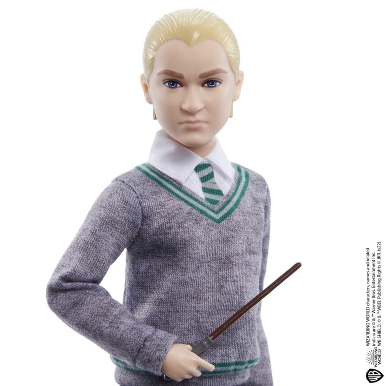Poupée Drago Malefoy Mattel HMF35 – Tenue de Sorcier Serpentard, Accessoire Inclus - vue 8