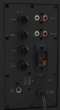 Empire Media HS.WALL250MB altoparlante 2 vie Nero Con cavo 250 W