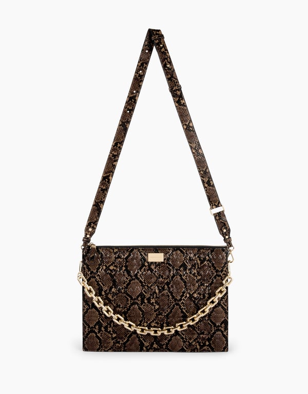 Pochette pour Ordinateurs 13 Pouces Modèle Leia au Motif Serpent avec Lanière Neuf - vue 4