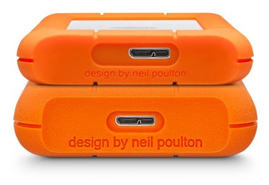 Disco duro externo - LaCie Rugged Mini - 4Tb - Naranja