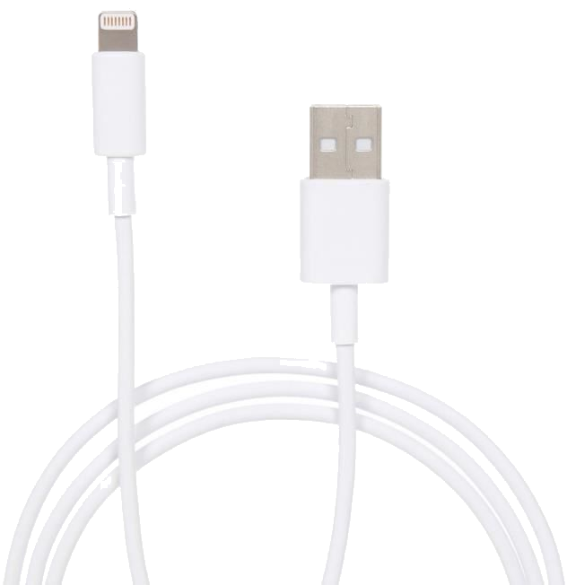 CONTINENTAL EDISON Câble Chargeur Lightning Certifié par Apple Made For Iphone - 2 m - Blanc