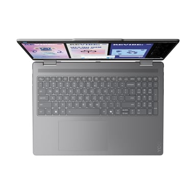 Lenovo Yoga 7 2-in-1 16ILL10 Copilot+ PC Intel Core Ultra 7 258V Híbrido (2-en-1) 40,6 cm (16'') Pantalla táctil 2.8K 32 GB LPDDR5x-SDRAM 1 TB SSD Wi-Fi 7 (802.11be) Windows 11 Home Alemán Gris