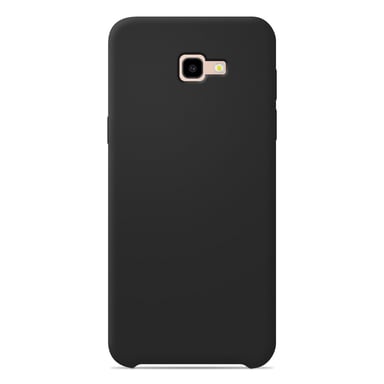 Coque silicone unie Soft Touch Noir compatible Samsung Galaxy J4 Plus 2018