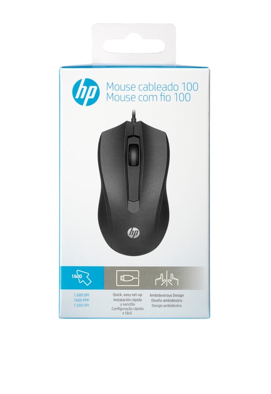HP 100 Filaire Ambidextre Installation facile - vue 2
