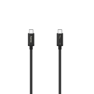 Cable Thunderbolt-3 USB-C, 40 Gbit/s, 5 A, 100 W, Ultra-HD 5K, 0,50m