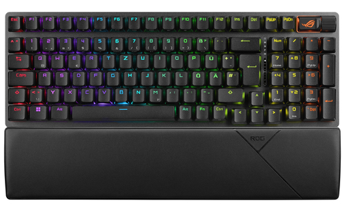 ASUS ROG Strix Scope II 96 Wireless clavier Gaming USB + RF Wireless + Bluetooth QWERTZ Allemand Noir - Neuf