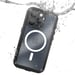 Redpepper Funda Completa para iPhone 15 Pro Resistente al Agua MagSafe Transparente