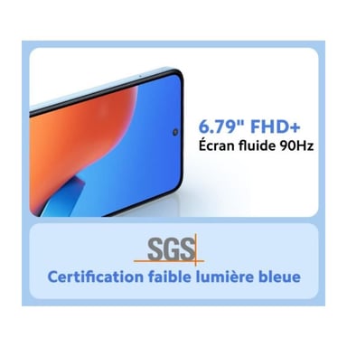 Xiaomi Redmi 12 17,2 cm (6.79'') Double SIM hybride Android 13 4G USB Type-C 8 Go 256 Go 5000 mAh Argent