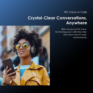 Cuffie Bluetooth Oraimo BoomPop Pro: Cancellazione Attiva del Rumore Ibrida, Autonomia 82h e Bassi Potenti HavyBass™