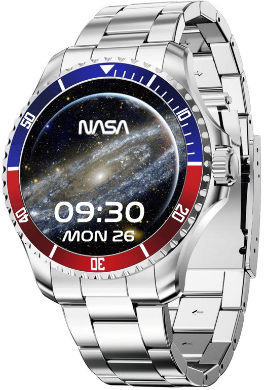 NASA Montre Connectée Homme; Smartwatch; Sport; IP67; Santé; Images de  l'univers; Android - iOS; Mod : BNA30073-