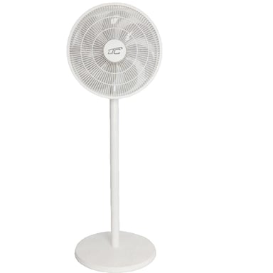 Ventilatore da terra LTC 55W nero e argento