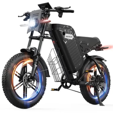 VéLo Électrique X-Plorer Beast(VARS2002) | Moteur 1000W | Batterie 48V 31.5Ah | Pneus 20 Pouces | Vitesse Max 25 km/h | Autonomie 90 km
