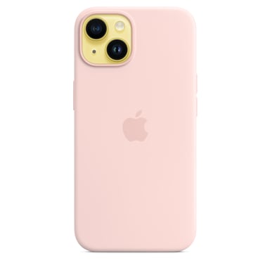 Custodia Apple in silicone con MagSafe per iPhone 14 - Rosa gesso Apple iPhone 14