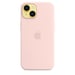 Custodia Apple in silicone con MagSafe per iPhone 14 - Rosa gesso Apple iPhone 14