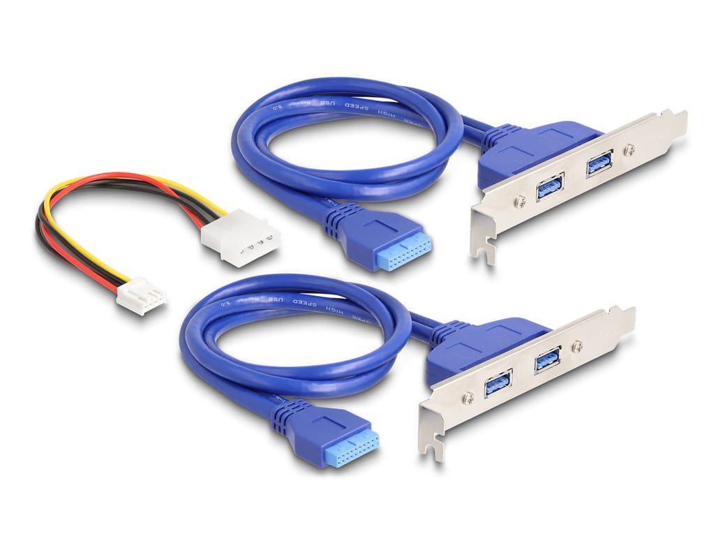 Adaptateur DeLOCK M.2 Key B+M – 4x USB 3.0 - vue 2
