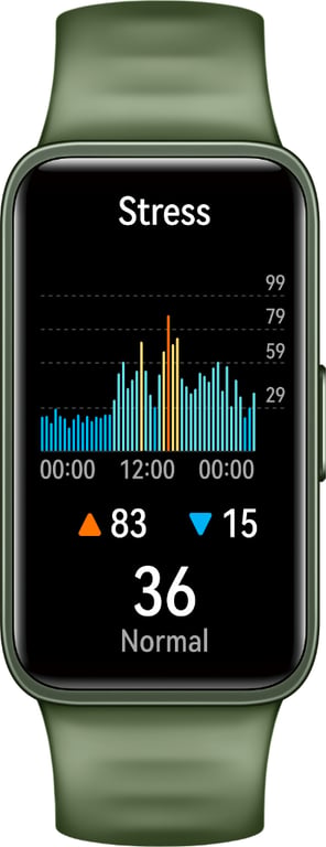 Huawei Band 8 AMOLED Bracelet connecté 3,73 cm (1.47 ) Noir, Vert - Neuf