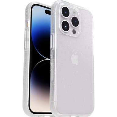 Custodia React Series per iPhone 14 Pro Max, antiurto, antigoccia, ultrasottile, protezione sottile, testata secondo gli standard militari, antimicrobica - Glitter